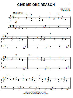 Give Me One Reason von Tracy Chapman (Download) 