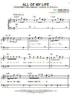 All Of My Life von Barbra Streisand (Download) 