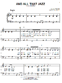And All That Jazz von Fred Ebb (Download) 