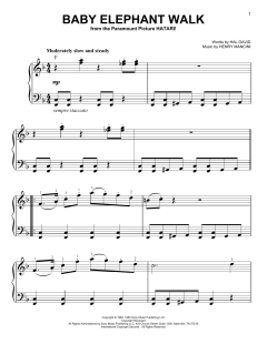 Baby Elephant Walk von Henry Mancini (Download) 