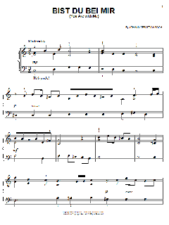 Bist Du Bei Mir (You Are With Me) von Johann Sebastian Bach (Download) 