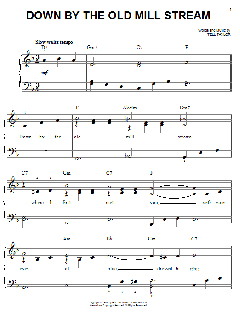 Down By The Old Mill Stream von Tell Taylor (Download) 