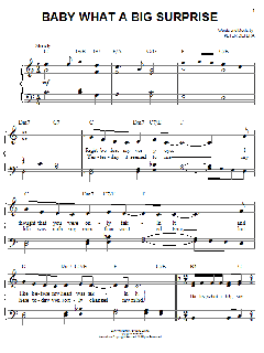 Baby What A Big Surprise von Chicago (Download) 