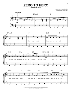 Zero To Hero von Alan Menken (Download) 