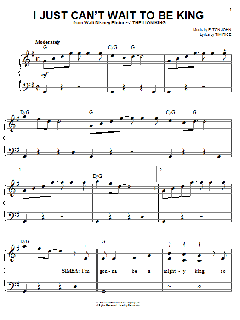 I Just Can't Wait To Be King von Elton John (Download) 