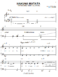 Hakuna Matata von Elton John (Download) 