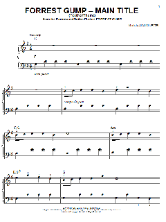 Forrest Gump - Main Title von Alan Silvestri (Download) 