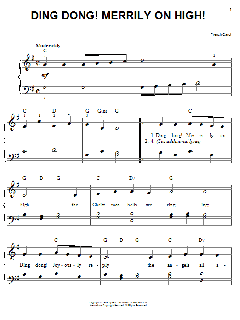 Ding Dong! Merrily On High! von French Carol (Download) 
