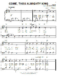 Come, Thou Almighty King von Traditional (Download) 