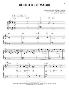 Could It Be Magic von Barry Manilow (Download) 