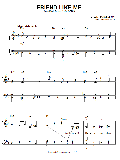 Friend Like Me von Alan Menken (Download) 