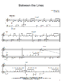 Between The Lines von Sara Bareilles (Download) 