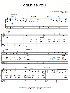 Cold As You von Taylor Swift (Download) 