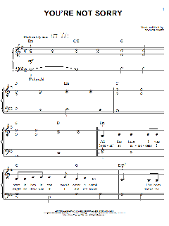 You're Not Sorry von Taylor Swift (Download) 