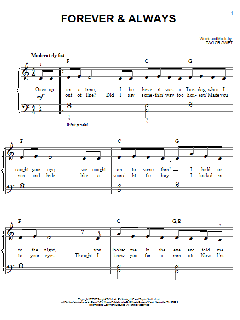 Forever & Always von Taylor Swift (Download) 