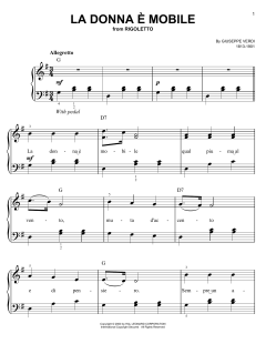 La Donna e Mobile von Giuseppe Verdi (Download) 