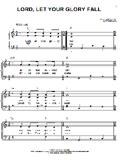 Lord, Let Your Glory Fall von Matt Redman (Download) 