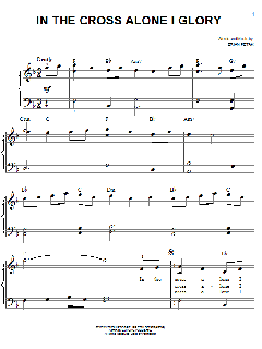 In The Cross Alone I Glory von Brian Petak (Download) 