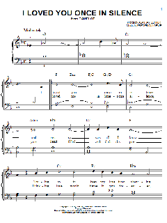 I Loved You Once In Silence von Alan Jay Lerner (Download) 