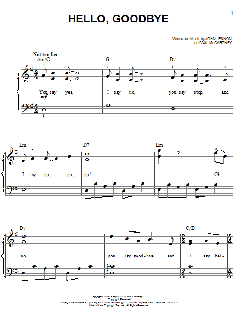 Hello, Goodbye von The Beatles (Download) 