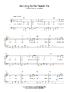 As Long As He Needs Me von Lionel Bart (Download) 