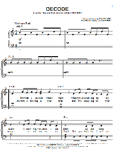 Decode von Paramore (Download) 