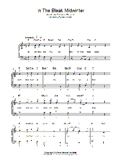 In The Bleak Midwinter von Gustav Holst (Download) 
