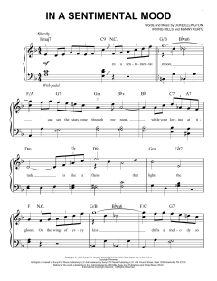 In A Sentimental Mood von Duke Ellington (Download) 