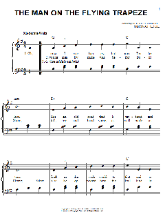 The Man On The Flying Trapeze von George Leybourne (Download) 