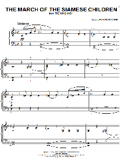 The March Of The Siamese Children von Rodgers & Hammerstein (Download) 