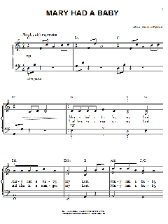 Mary Had A Baby von Traditional (Download) 