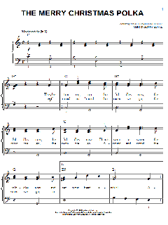 The Merry Christmas Polka von Paul Francis Webster (Download) 