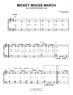 Mickey Mouse March von Jimmie Dodd (Download) 