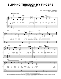 Slipping Through My Fingers von ABBA (Download) 