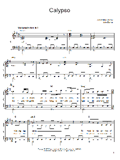 Calypso von John Denver (Download) 