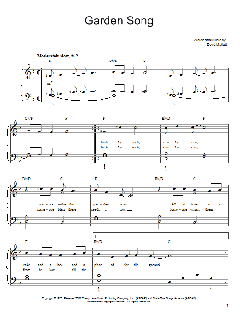 Garden Song von John Denver (Download) 