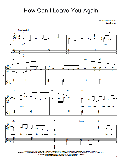 How Can I Leave You Again von John Denver (Download) 