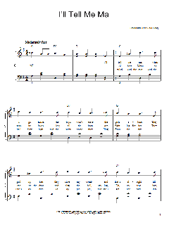 I'll Tell Me Ma von Irish Folksong (Download) 
