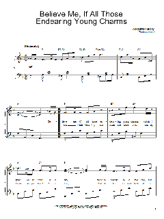 Believe Me, If All Those Endearing Young Charms von Thomas Moore (Download) 