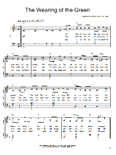 The Wearing Of The Green von Irish Folksong (Download) 