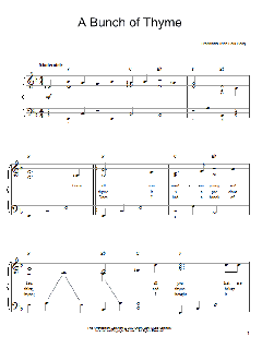 A Bunch Of Thyme von Irish Folksong (Download) 