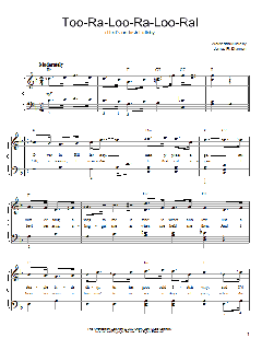 Too-Ra-Loo-Ra-Loo-Ral (That's An Irish Lullaby) von James R. Shannon (Download) 