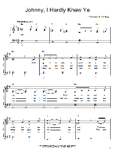 Johnny, I Hardly Knew You von Irish Folksong (Download) 