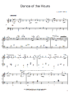 Dance Of The Hours von Amilcare Ponchielli (Download) 