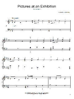 Promenade von Modest Mussorgsky (Download) 