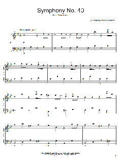 Symphony No. 40 in G Minor, First Movement Excerpt von Wolfgang Amadeus Mozart (Download) 