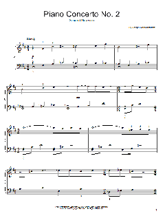 Piano Concerto No. 2 von Sergei Rachmaninoff (Download) 