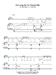 As Long As He Needs Me von Lionel Bart (Download) 