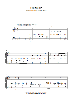 Hallelujah von Leonard Cohen (Download) 