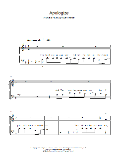 Apologize von OneRepublic (Download) 